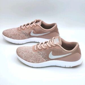Nike Womens Flex Contact 908995-102 Pink Running  Sneakers Size 8.5 *NO INSOLES*